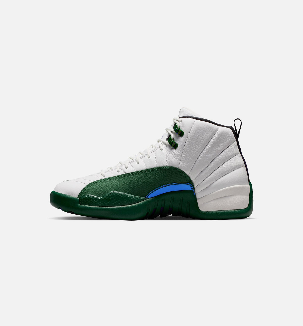 Air Jordan 12 Retro Idols Become Rivals 男士休闲运动鞋 - 山峰白/峡谷绿/烈紫色