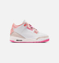Air Jordan 3 Retro Spring Flowers 大童休闲运动鞋 - 珍珠粉/花粉/粉光/超级橙