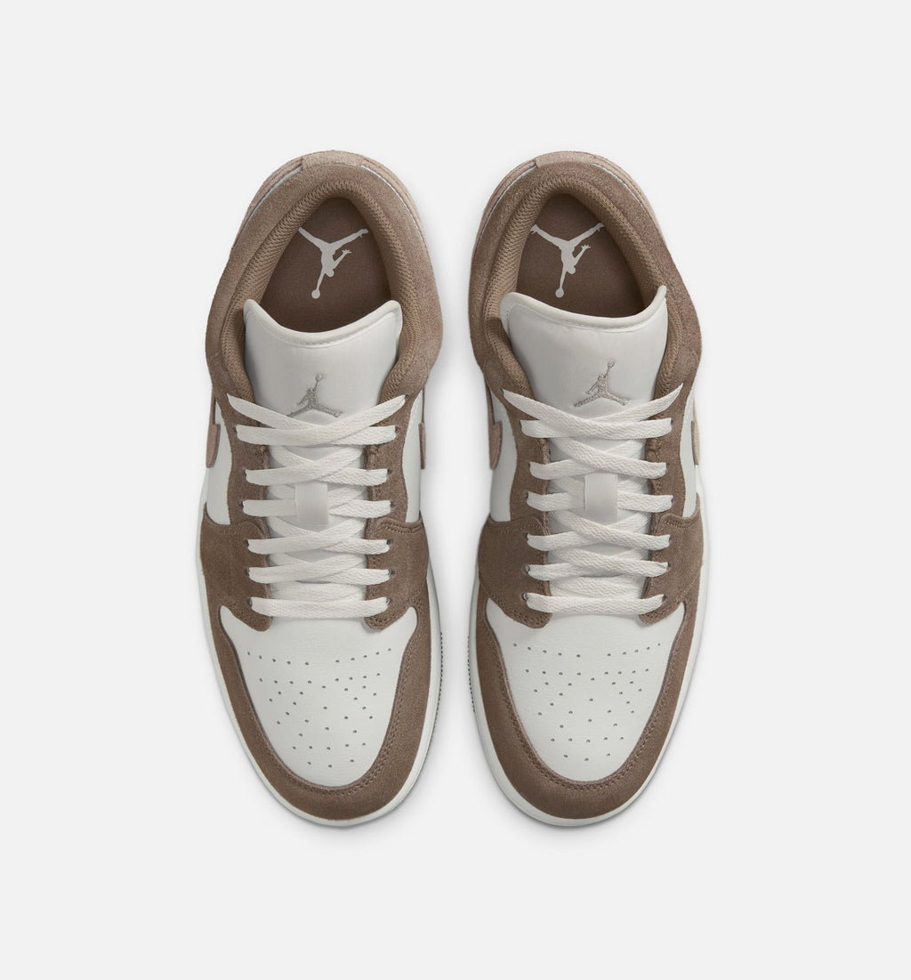 Air Jordan 1 Low 男士休闲运动鞋 - 橄榄灰/谜石色/峰顶白