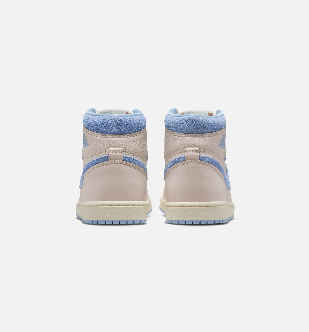 Air Jordan 1 Retro High OG 女子休闲运动鞋 - 淡象牙白/通灵蓝/椰奶白