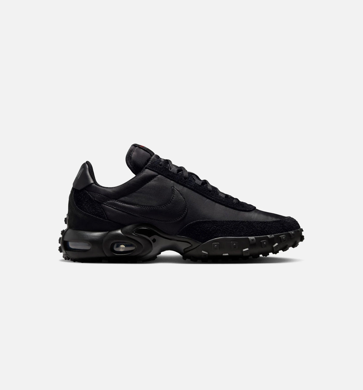 Air Max Waffle Black and Anthracite 男士休闲运动鞋 - 黑色