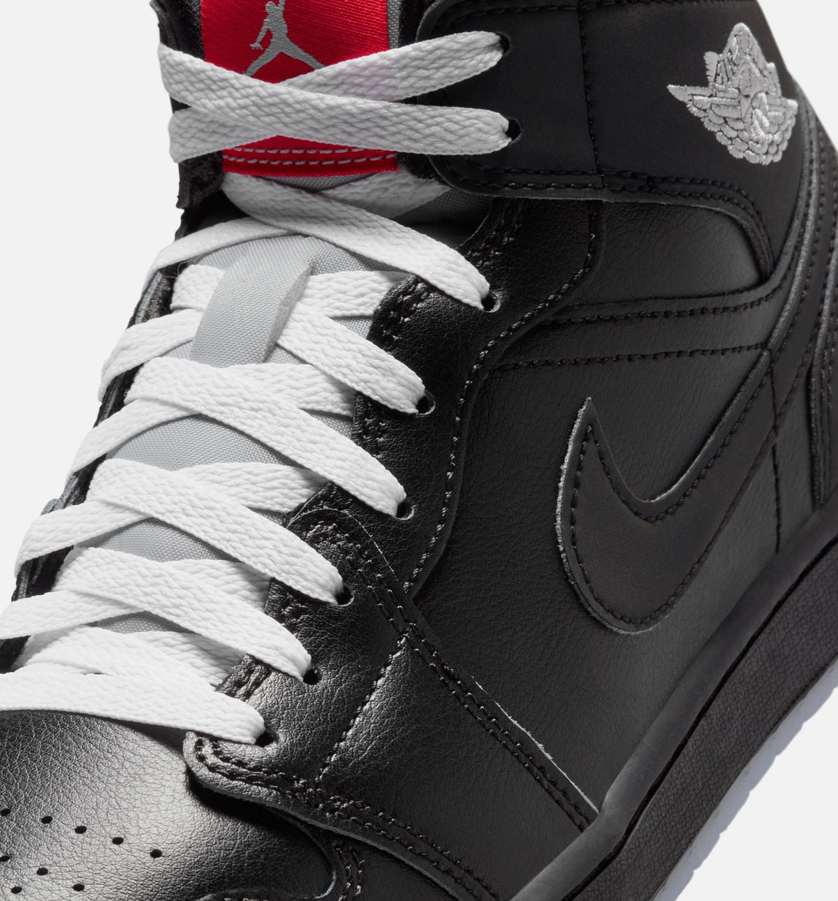 Air Jordan 1 Mid SE 男士休闲运动鞋 - 黑/灰