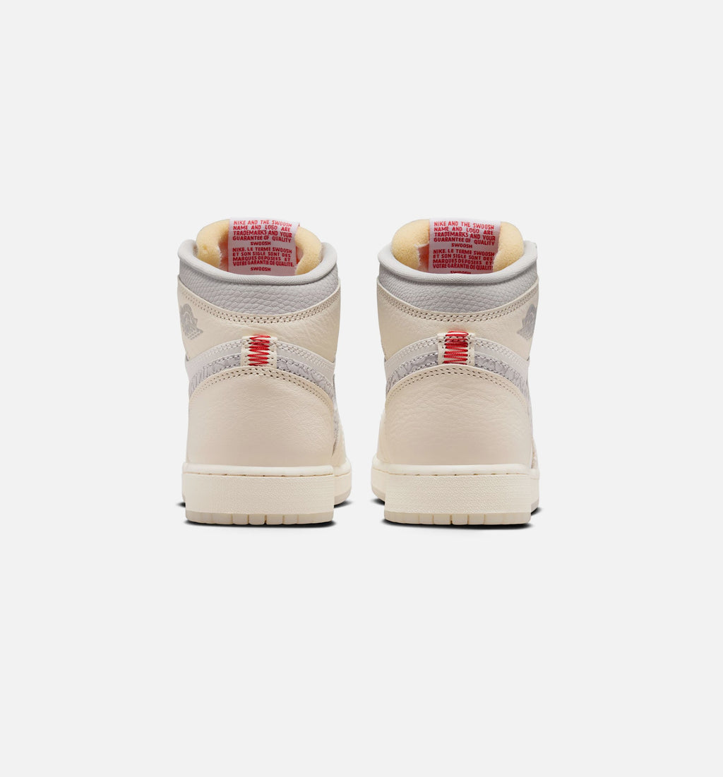 Air Jordan 1 Retro High OG 大童休闲运动鞋 - 帆白/大学红/淡象牙白