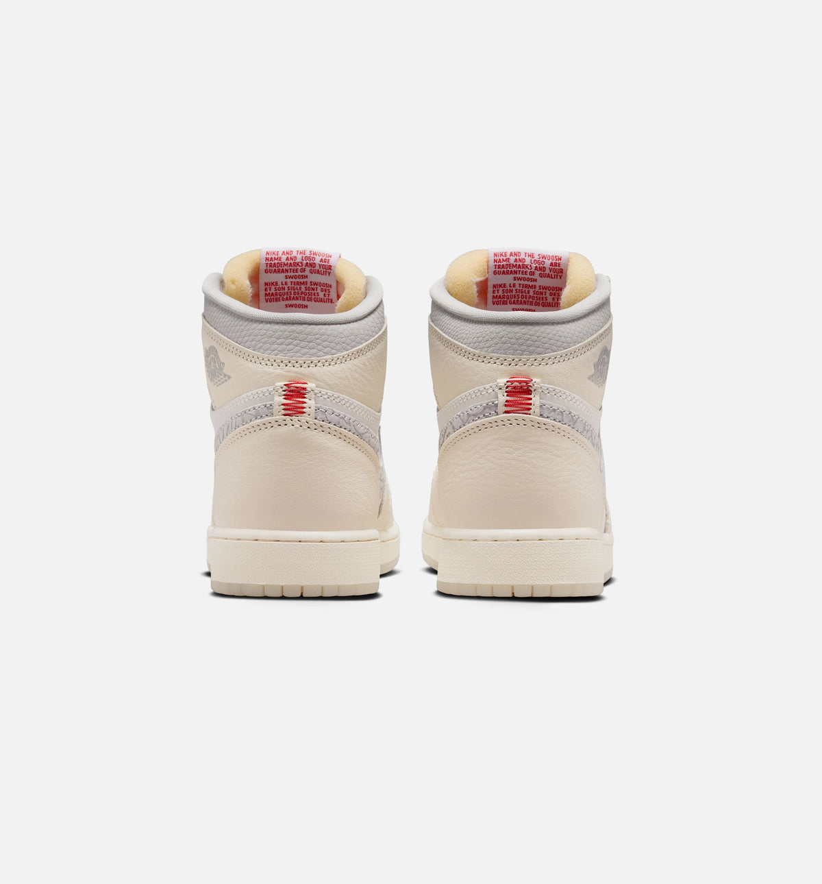 Air Jordan 1 Retro High OG 大童休闲运动鞋 - 帆白/大学红/淡象牙白