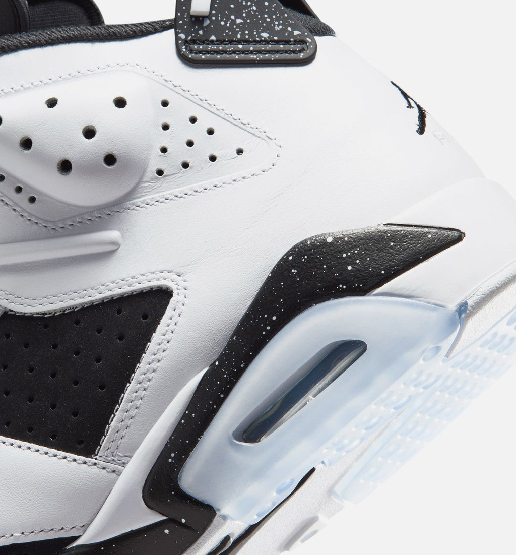 Air Jordan 6 Retro Black And White 男士休闲运动鞋 - 黑色/白色