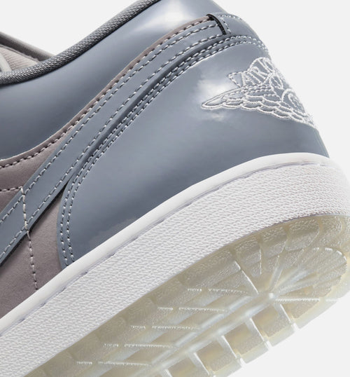 Air Jordan 1 Low 男士休闲运动鞋 - 酷灰/白色