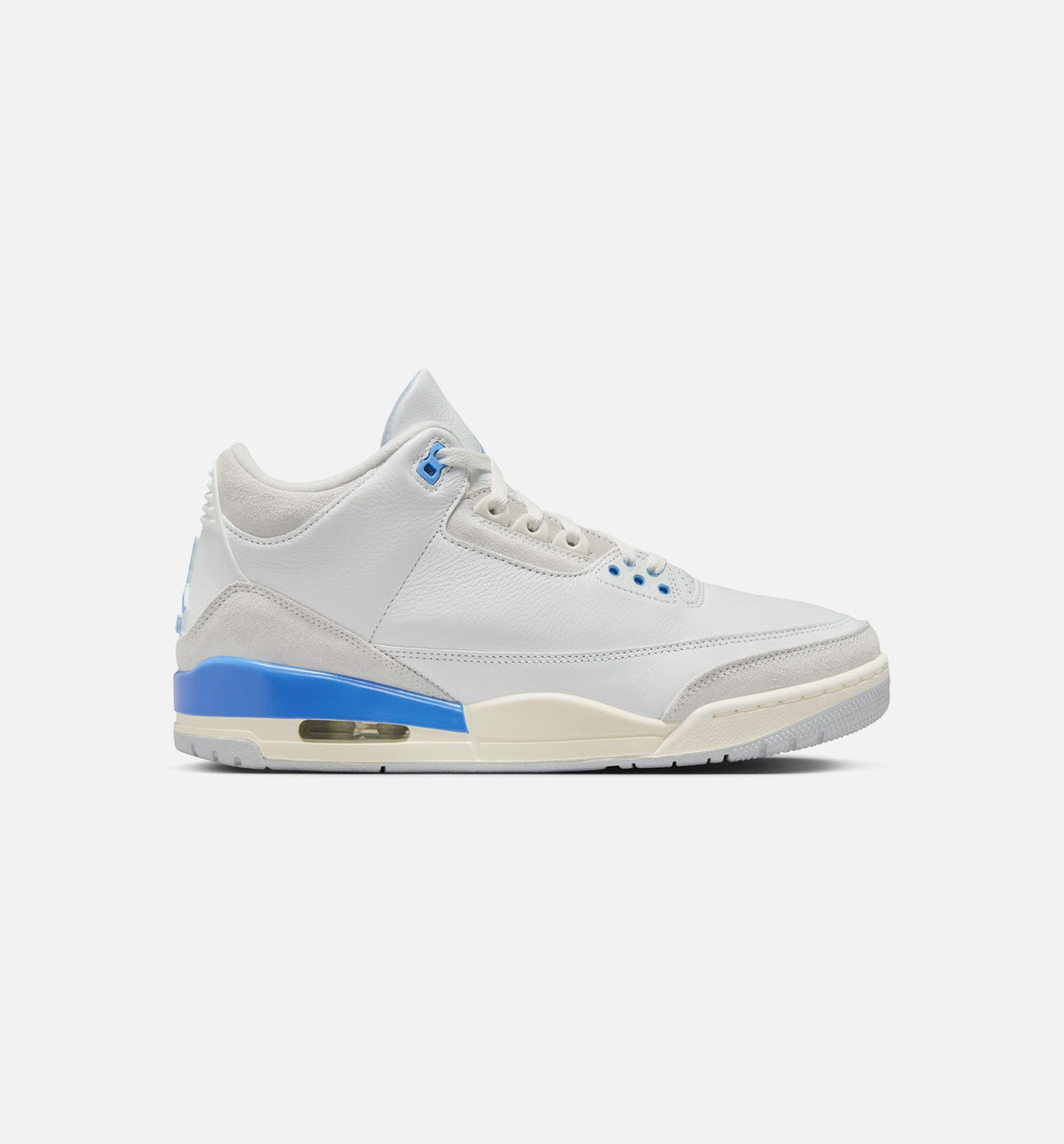 Air Jordan 3 Retro Lucky Shorts 男士休闲运动鞋 - 峰顶白/氢蓝/传奇蓝