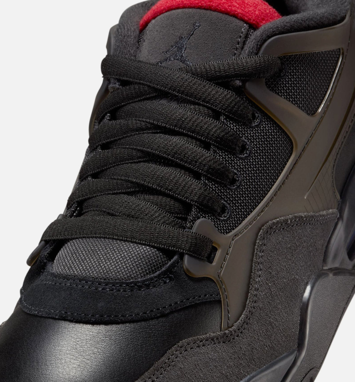 Air Jordan 4 RM Bred 男士休闲运动鞋 - 黑色/红色