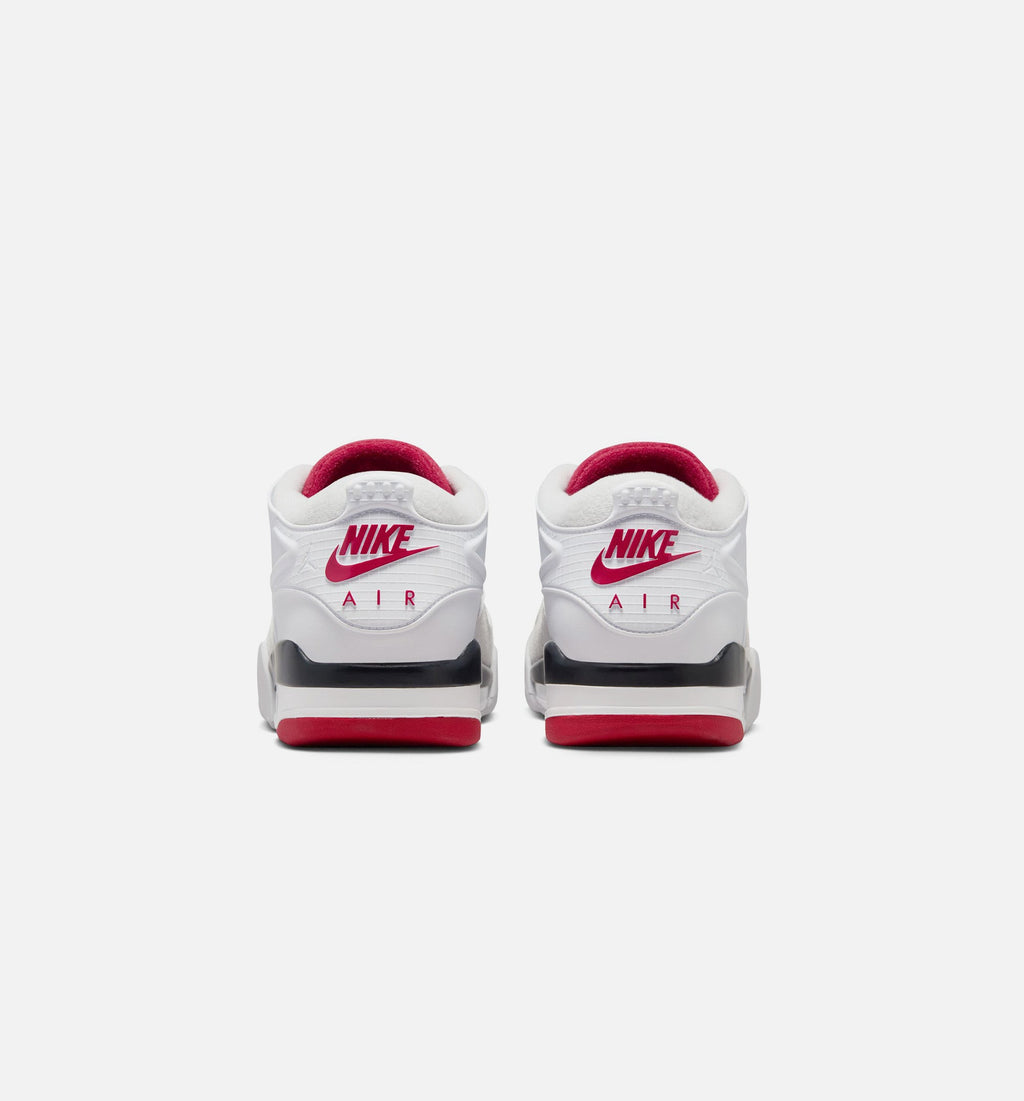 Air Jordan 4 RM 男士休闲运动鞋 - 白色/黑色/中性灰/校队红