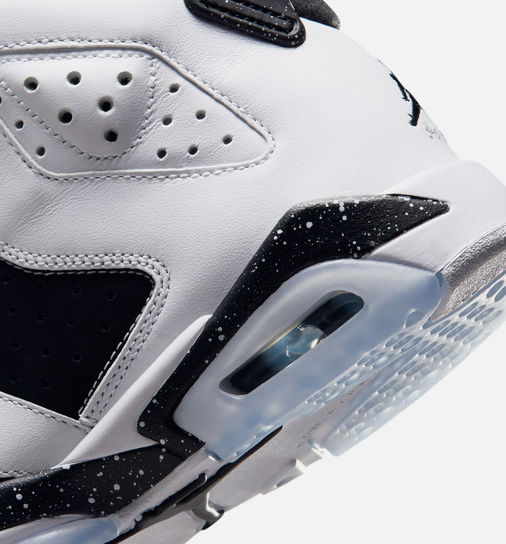 Air Jordan 6 Retro Black And White 大童休闲运动鞋 - 黑色/白色