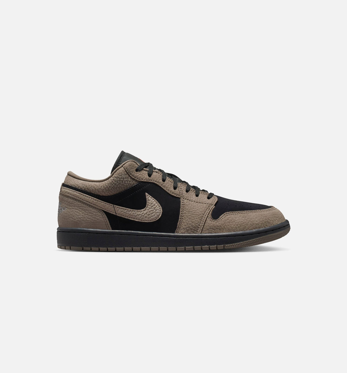 Air Jordan 1 Low SE 男士休闲运动鞋 - 黑/橄榄灰/浅芒果橙