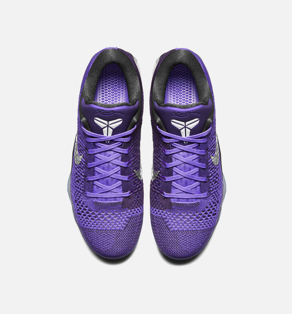 Kobe 9 Elite Low Moonwalker 男士休闲运动鞋 - 亮葡萄紫/白色/洞穴紫