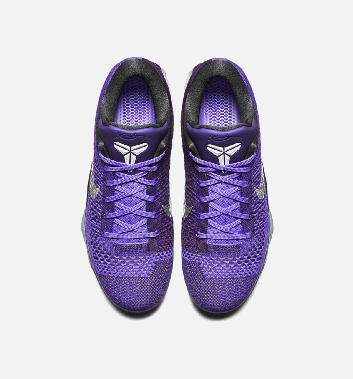 Kobe 9 Elite Low Moonwalker 男士休闲运动鞋 - 亮葡萄紫/白色/洞穴紫