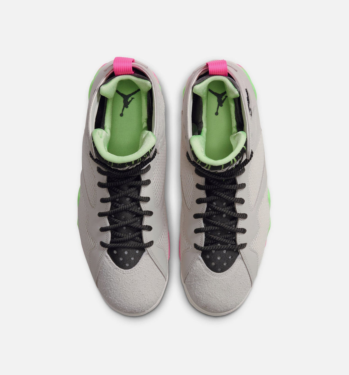 Air Jordan 7 Retro Tennis Day 男士休闲运动鞋 - 幻影色/爆裂青柠色/爆裂粉色/炭灰色