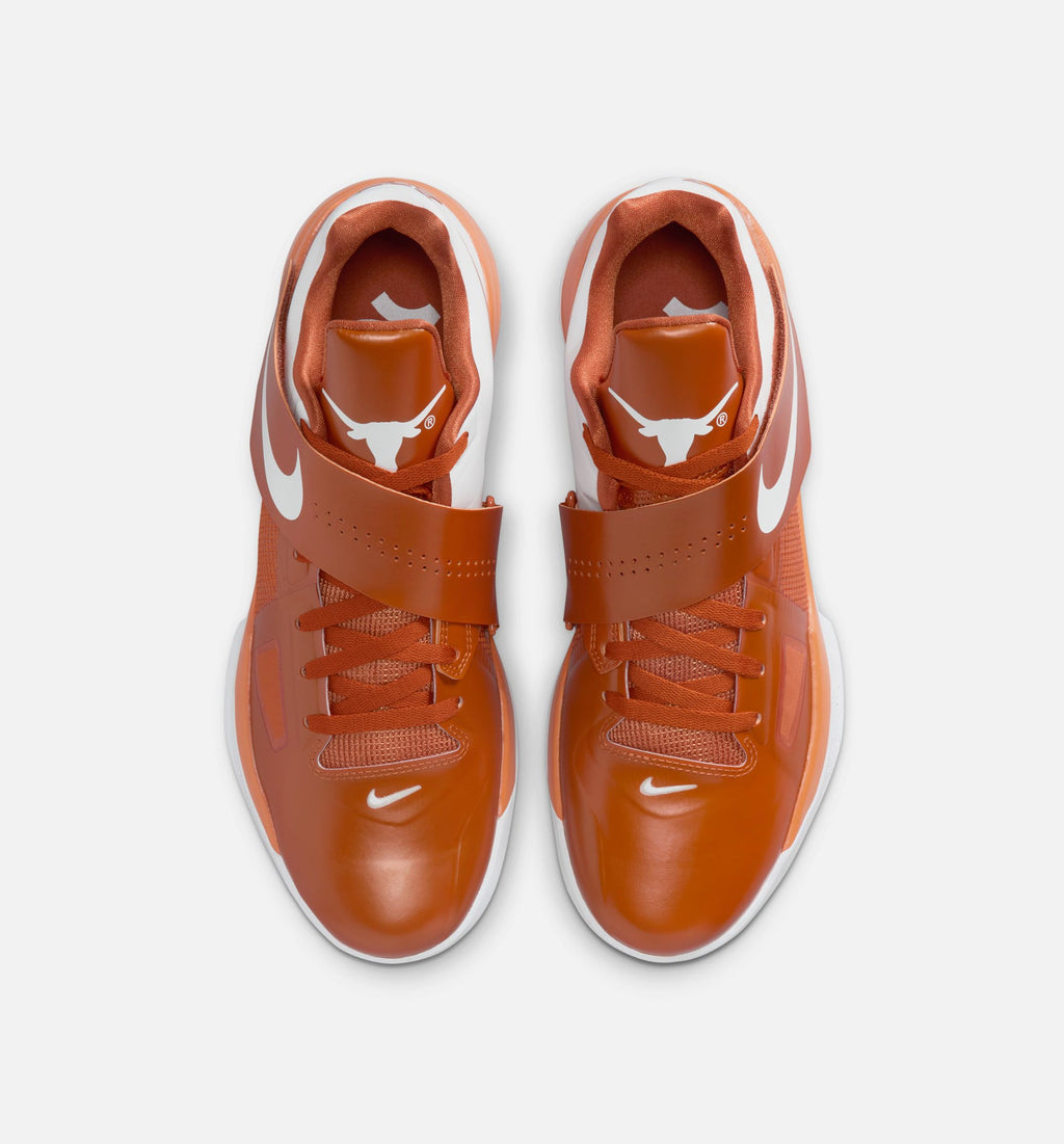 Zoom KD 4 Texas Longhorns 男士休闲运动鞋 - 沙漠橙/白色