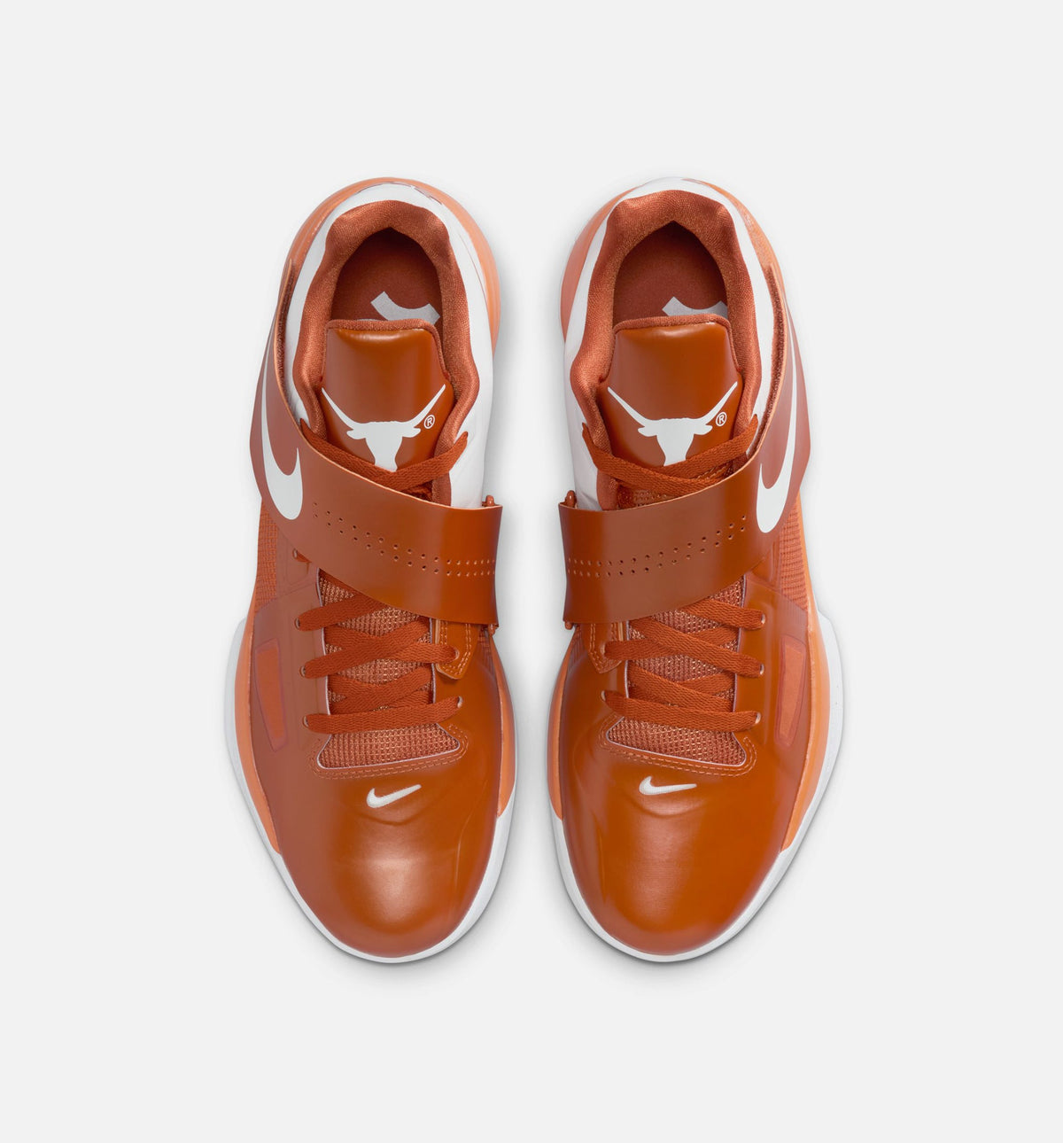 Zoom KD 4 Texas Longhorns 男士休闲运动鞋 - 沙漠橙/白色