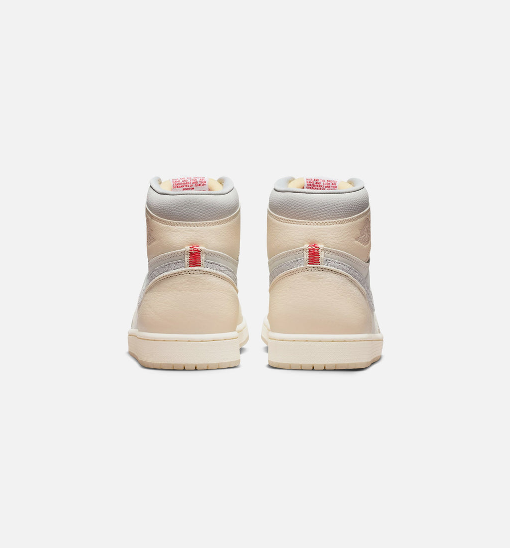 Air Jordan 1 Retro High OG 男士休闲运动鞋 - 帆白/大学红/淡象牙白