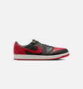 Air Jordan 1 Retro Low OG Banned 男士休闲运动鞋 - 黑/校队红/峰顶白