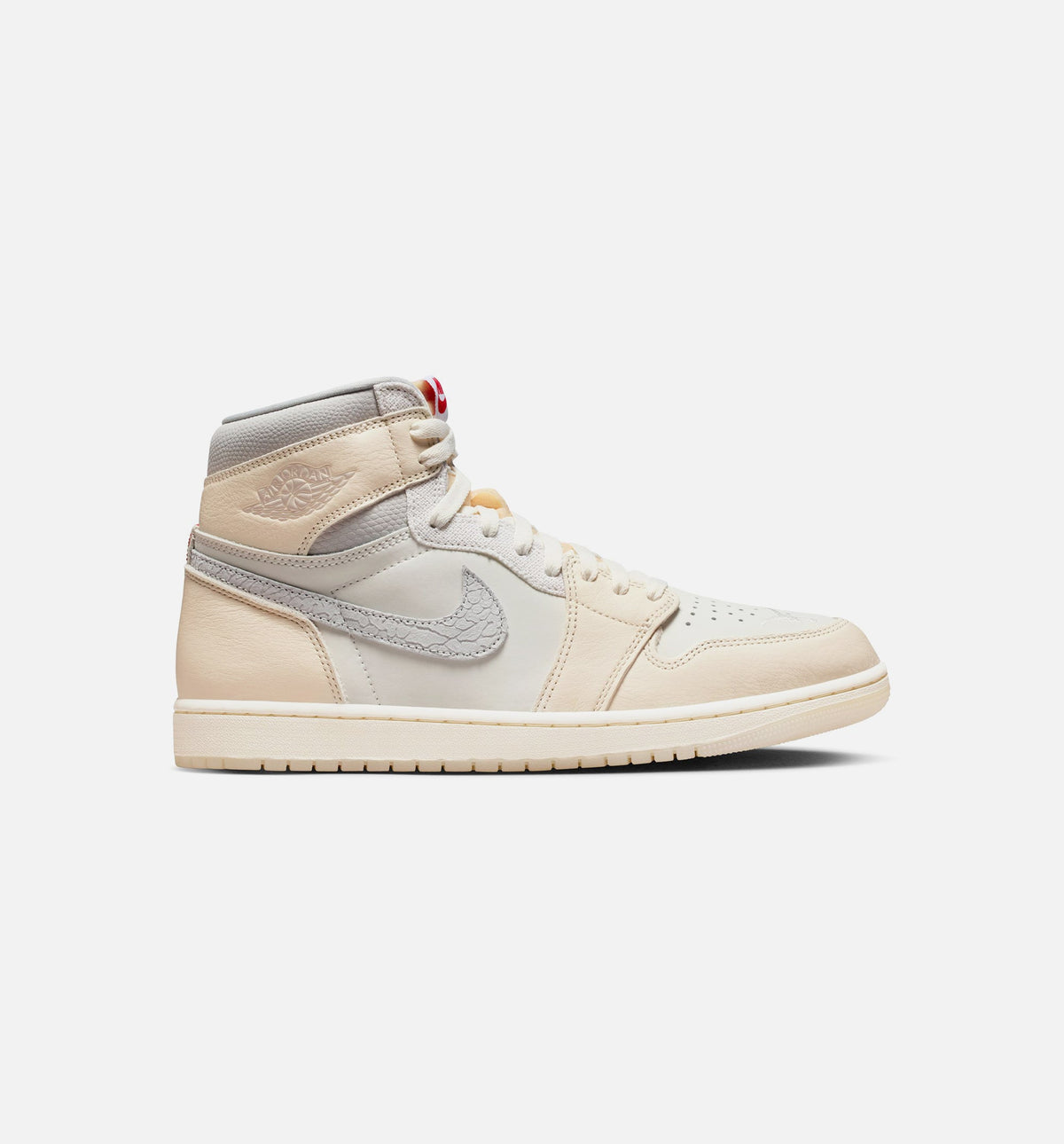 Air Jordan 1 Retro High OG 男士休闲运动鞋 - 帆白/大学红/淡象牙白