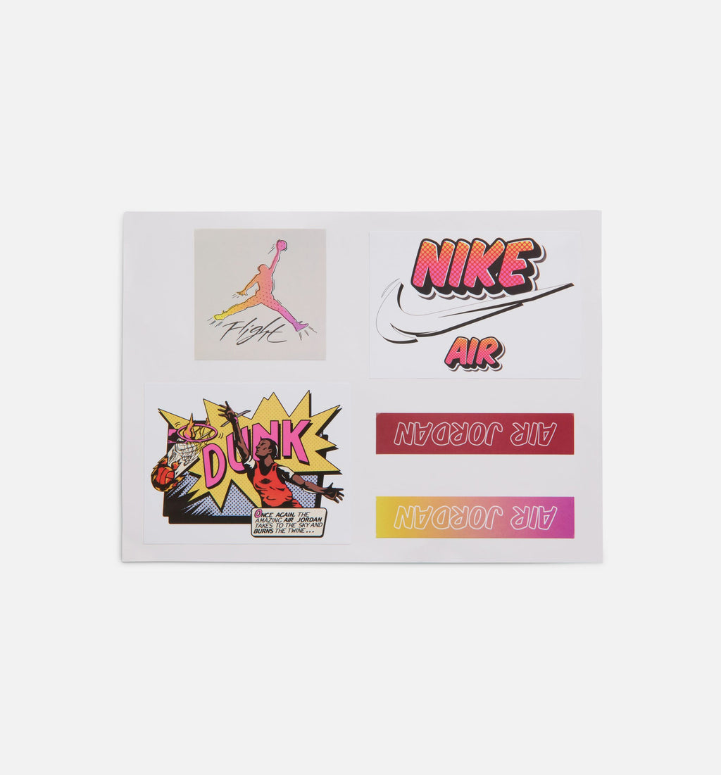 Air Jordan 4 Retro Comic 男士休闲运动鞋 - 米白/火粉/无烟煤灰