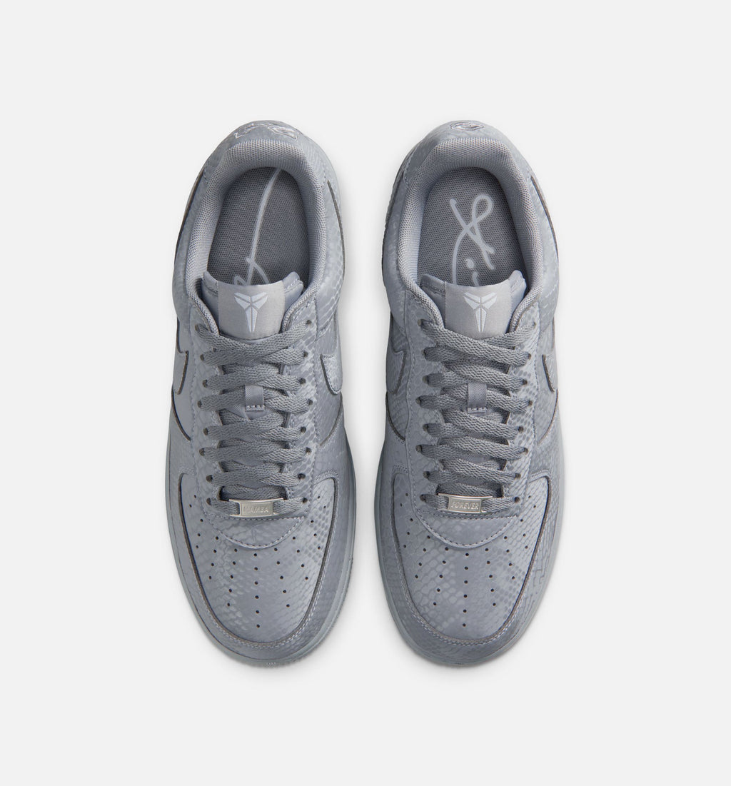 Kobe Air Force 1 Low Cool Grey 男士休闲运动鞋 - 冷灰色/狼灰色