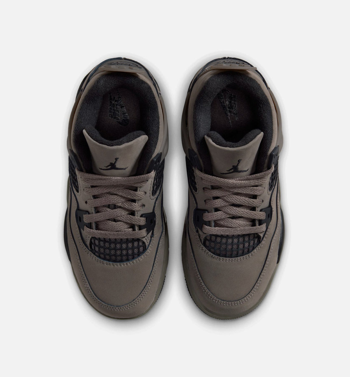 Air Jordan 4 Retro 小童休闲鞋 - 洞穴石灰/黑/月尘色