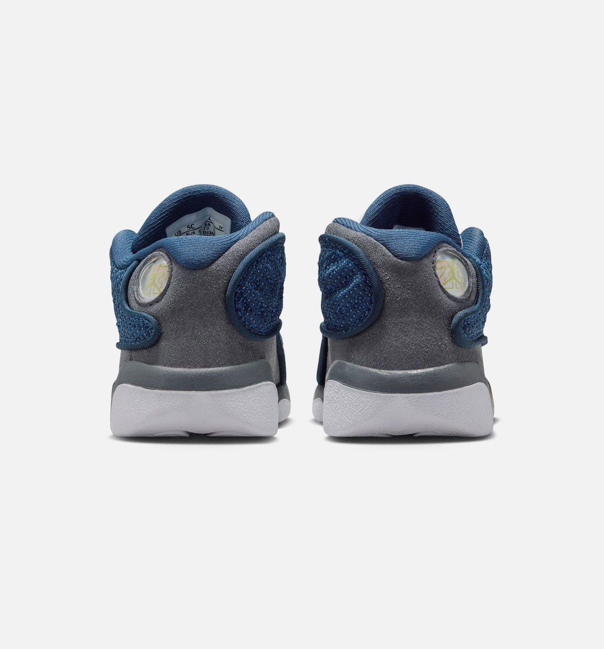 Air Jordan 13 Retro Navy And Flint Grey 婴幼童休闲运动鞋 - 海军蓝/大学蓝/燧石灰/白色
