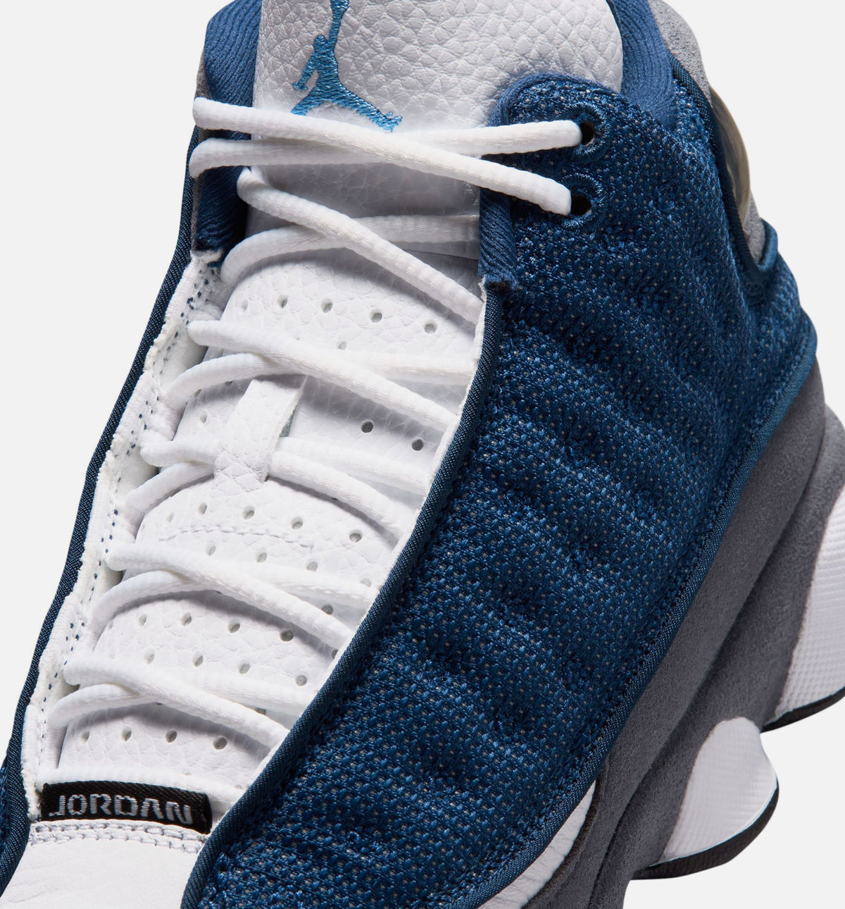 Air Jordan 13 Retro Navy And Flint Grey 大童休闲运动鞋 - 海军蓝/大学蓝/燧石灰/白色