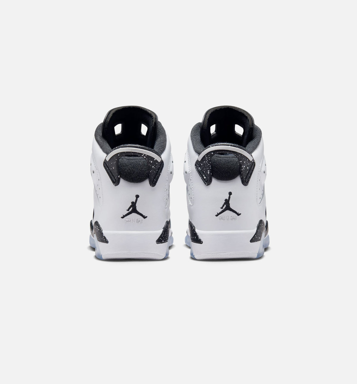 Air Jordan 6 Retro Black And White 大童休闲运动鞋 - 黑色/白色