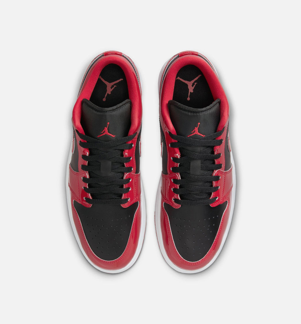 Air Jordan 1 Low SE 男士休闲运动鞋 - 黑/校队红/白