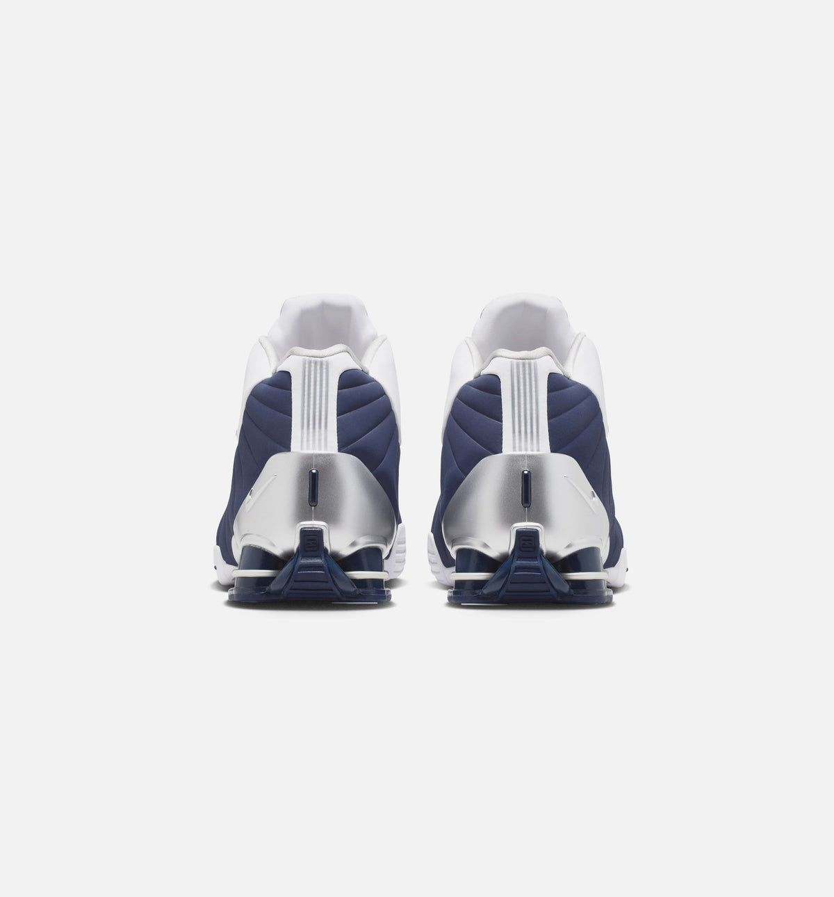 Shox BB4 Olympic 男士休闲运动鞋 - 白色/午夜海军蓝/金属银