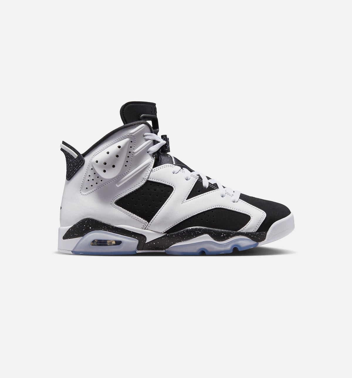Air Jordan 6 Retro Black And White 男士休闲运动鞋 - 黑色/白色