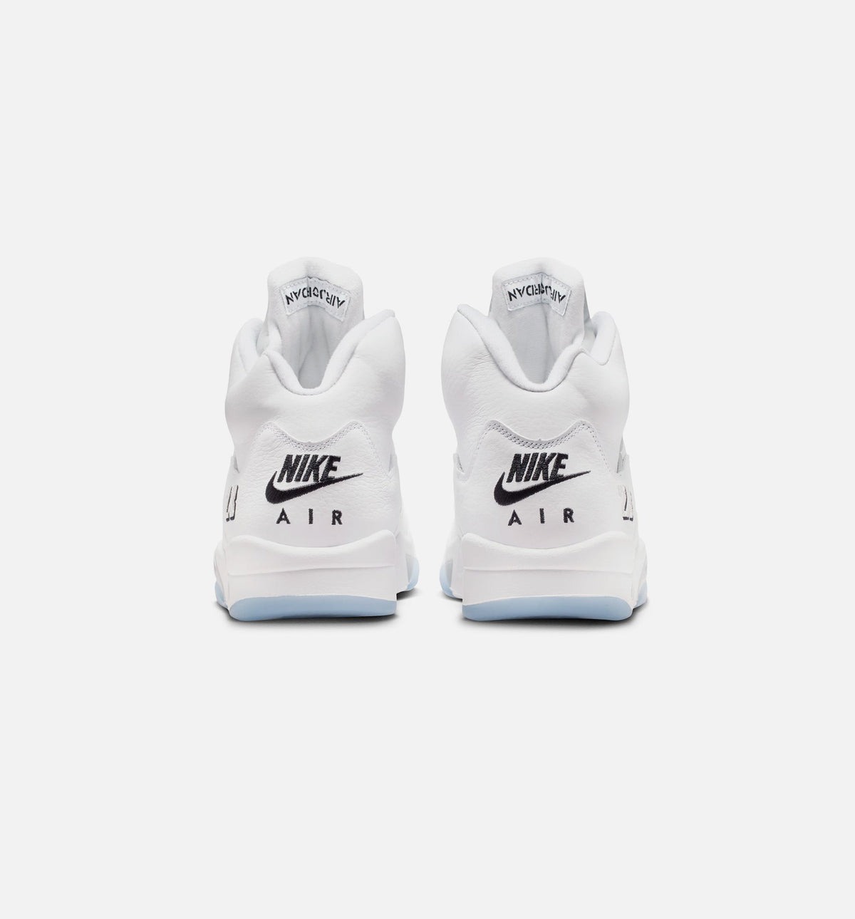 Air Jordan 5 Retro OG White Metallic 男士休闲运动鞋 - 白色/金属银/黑色
