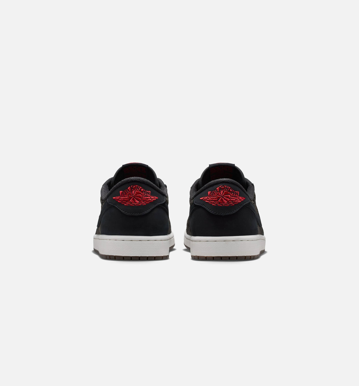 Air Jordan 1 Retro Low OG Laser 男士休闲运动鞋 - 黑/校队红/峰顶白