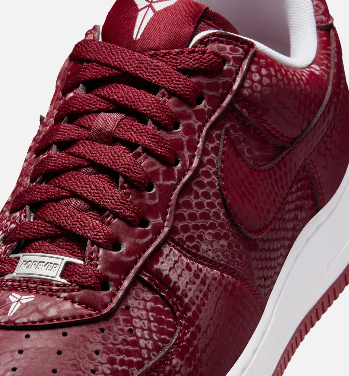 Kobe Air Force 1 Low Merion 男士休闲运动鞋 - 团队红/白色