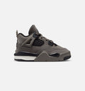 Air Jordan 4 Retro 婴幼童休闲鞋 - 洞穴石灰/黑/月尘色