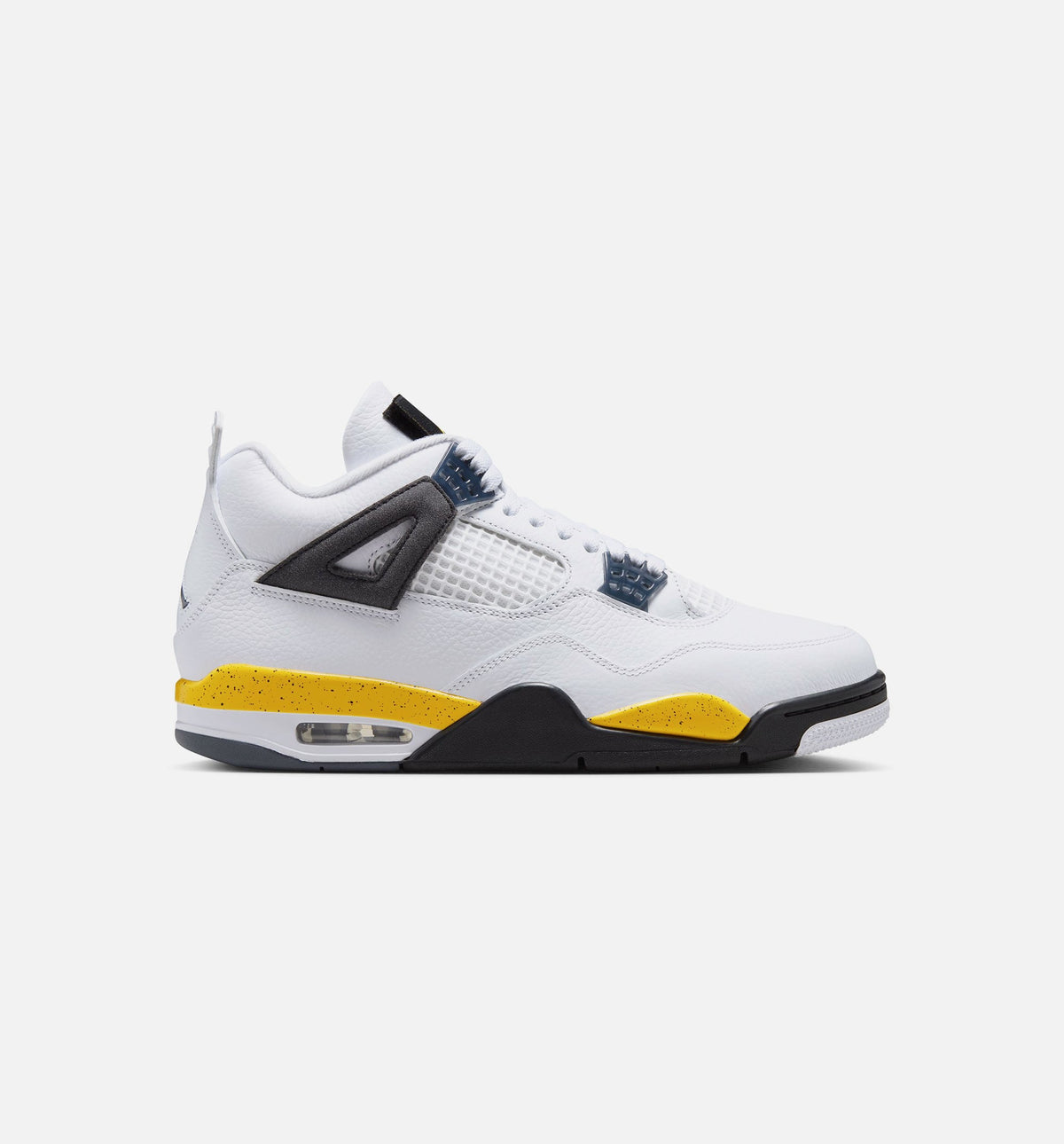 Air Jordan 4 Retro Rare Air Tour Yellow 男士休闲运动鞋 - 白色/深蓝灰/黑色/巡游黄