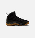 Air Jordan 9 Retro 男士休闲靴 - 黑色/生胶色/浅棕色