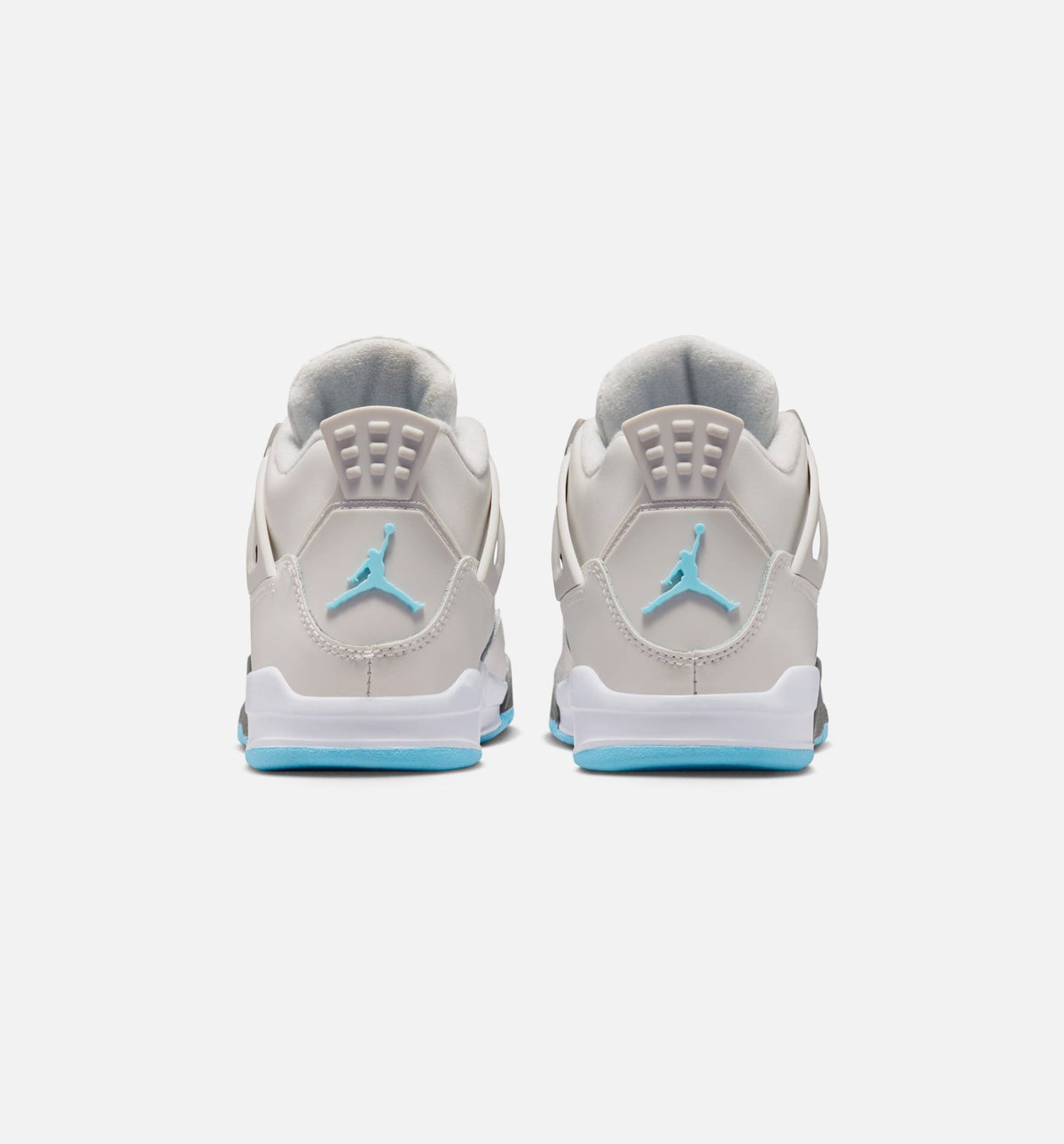 Air Jordan 4 Retro 小童休闲鞋 - 光子灰/冰蓝/锡灰
