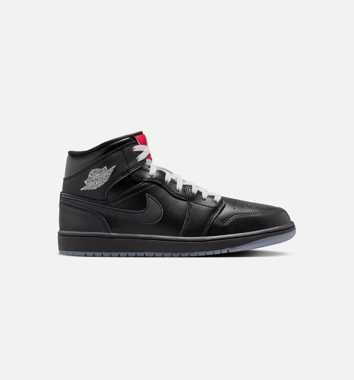 Air Jordan 1 Mid SE 男士休闲运动鞋 - 黑/灰