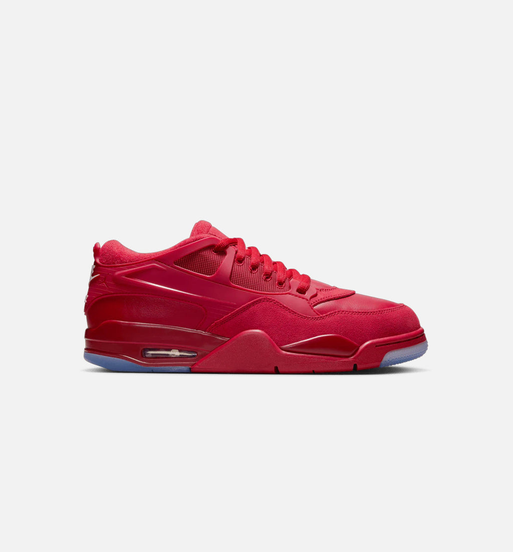 Air Jordan 4 RM 男士休闲运动鞋 - 校队红/浅蓝/黑色/白色