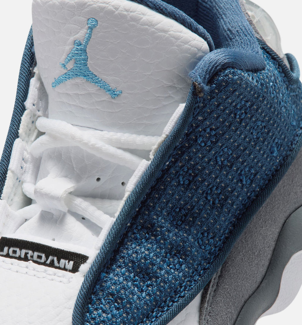Air Jordan 13 Retro Navy And Flint Grey 婴幼童休闲运动鞋 - 海军蓝/大学蓝/燧石灰/白色