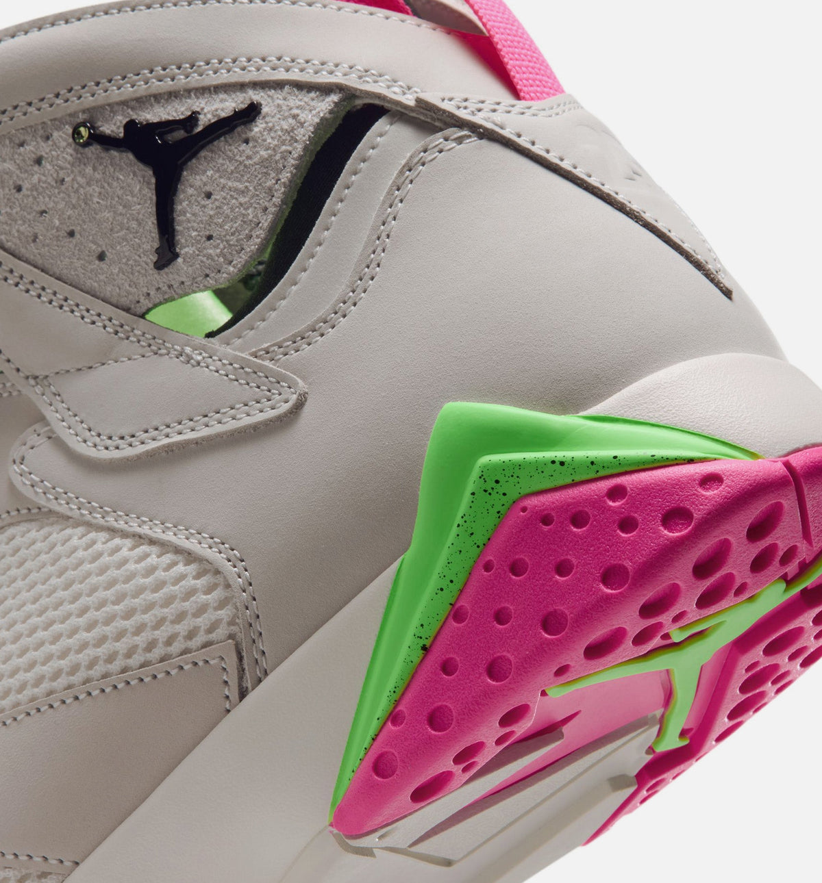 Air Jordan 7 Retro Tennis Day 男士休闲运动鞋 - 幻影色/爆裂青柠色/爆裂粉色/炭灰色