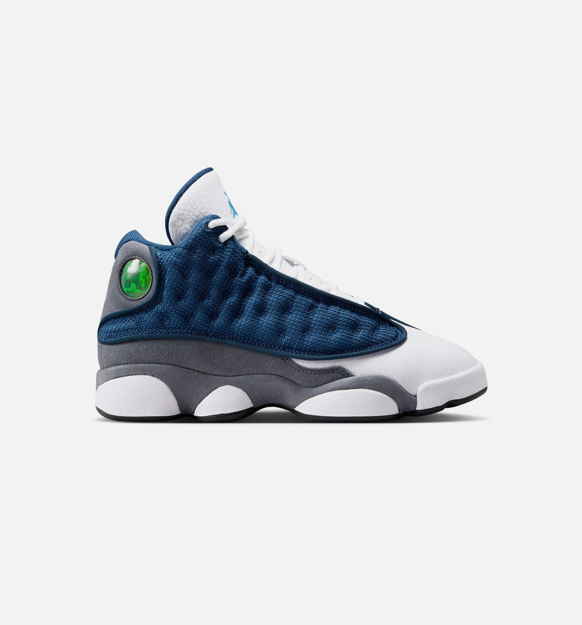 Air Jordan 13 Retro Navy And Flint Grey 大童休闲运动鞋 - 海军蓝/大学蓝/燧石灰/白色
