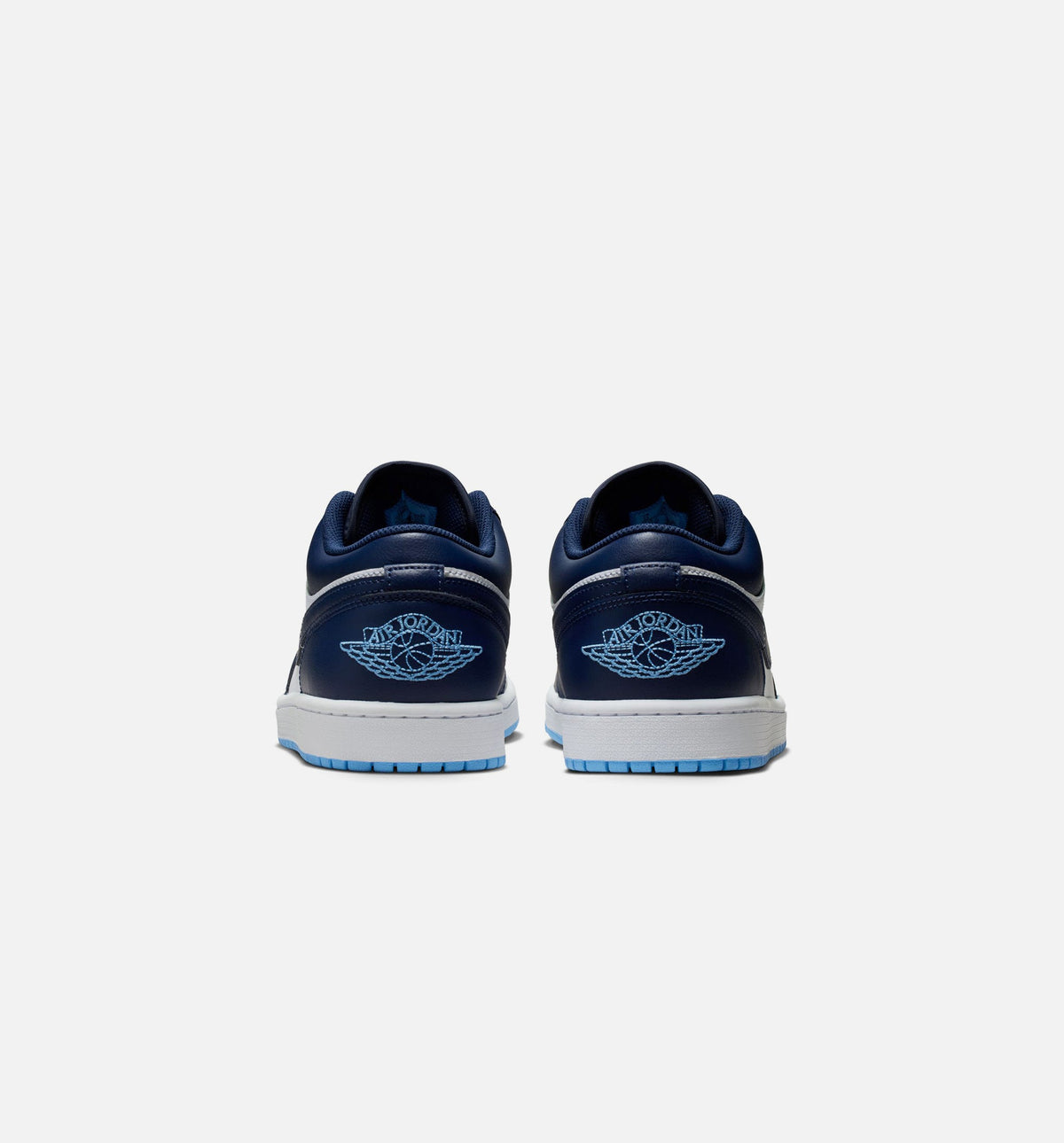 Air Jordan 1 Low 男士休闲运动鞋 - 午夜海军蓝/大学蓝/白