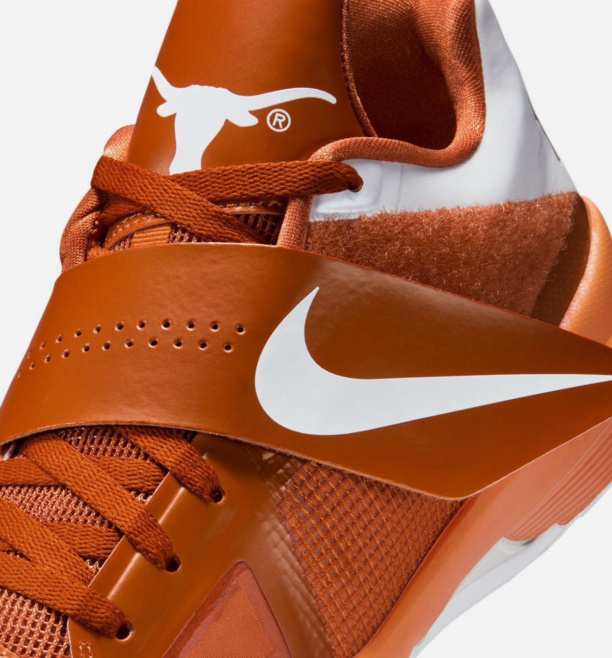 Zoom KD 4 Texas Longhorns 男士休闲运动鞋 - 沙漠橙/白色