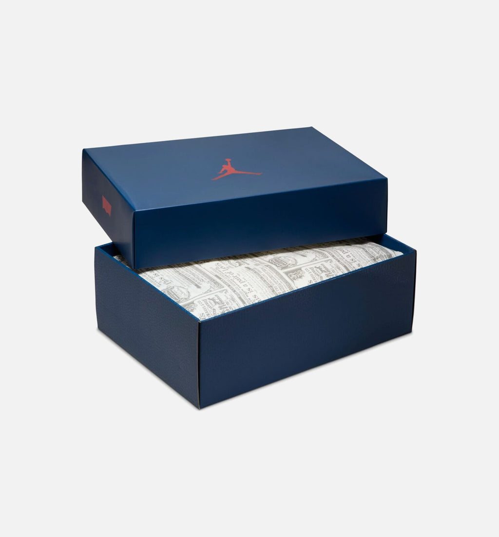 Air Jordan 3 x Levi's Indigo And Gym Red 男士休闲运动鞋 - 丹宁色/黑色/帆白色