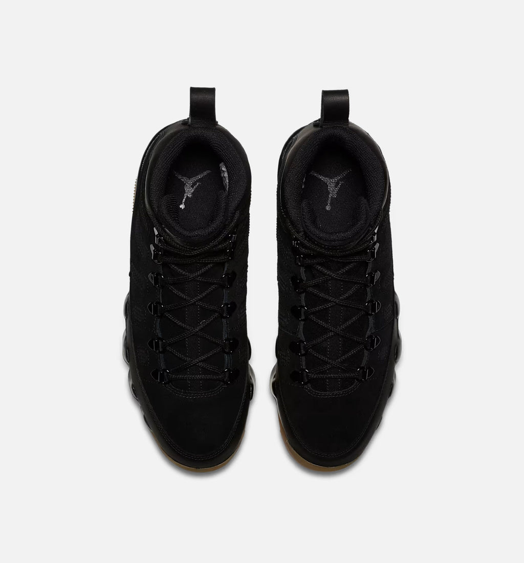 Air Jordan 9 Retro 男士休闲靴 - 黑色/生胶色/浅棕色