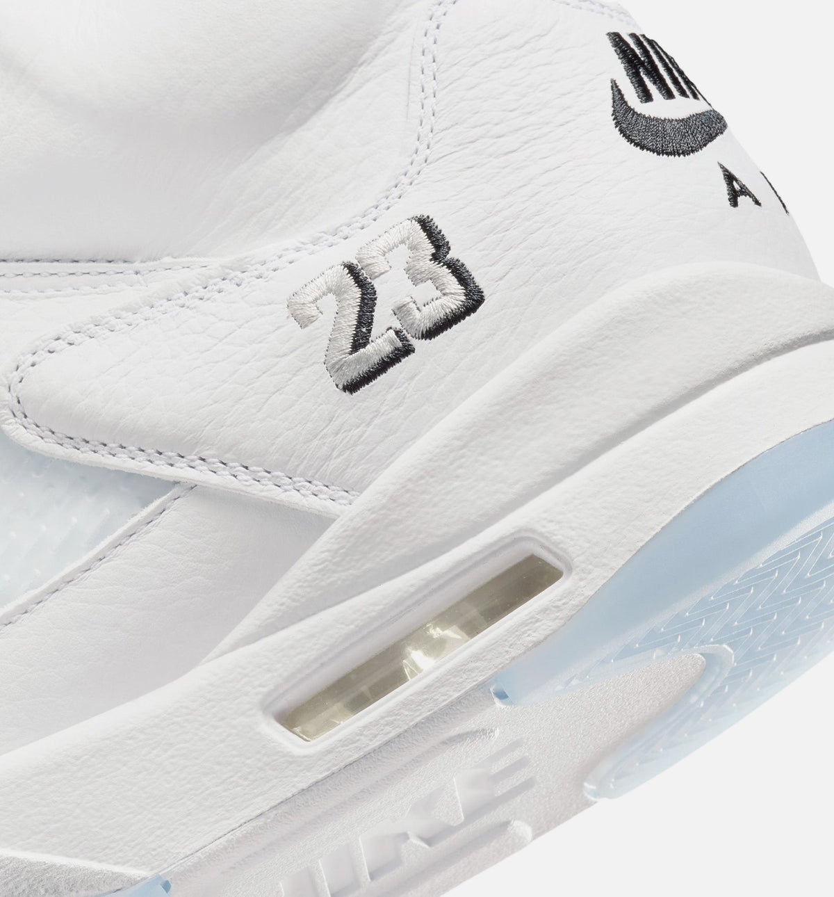 Air Jordan 5 Retro OG White Metallic 男士休闲运动鞋 - 白色/金属银/黑色