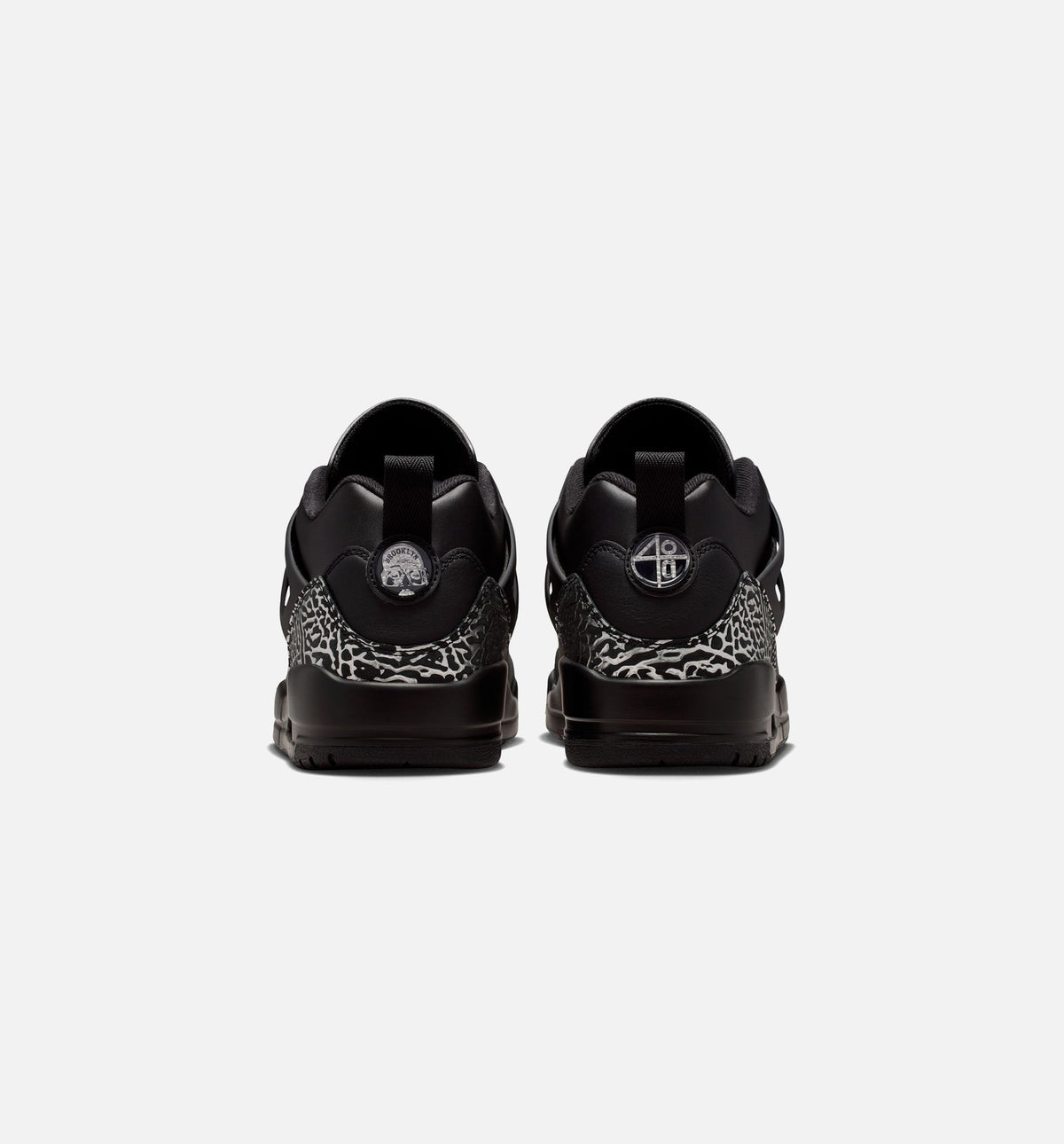 Spizike Low 男士篮球鞋 - 黑色/金属银